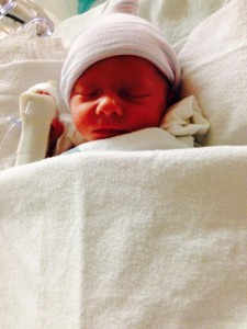 Liam's first picture, June 6, 2014