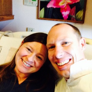 Our last pic of parents of one