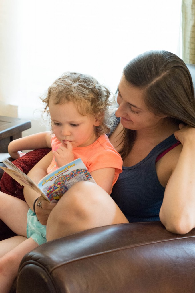 One of my all-time favorite former students, Jori, came over for dinner tonight. I so love getting to be "friends" after I am "teacher". Emma pretty much thinks any guest is here to see here, so she convinced Jori to read her some books. 