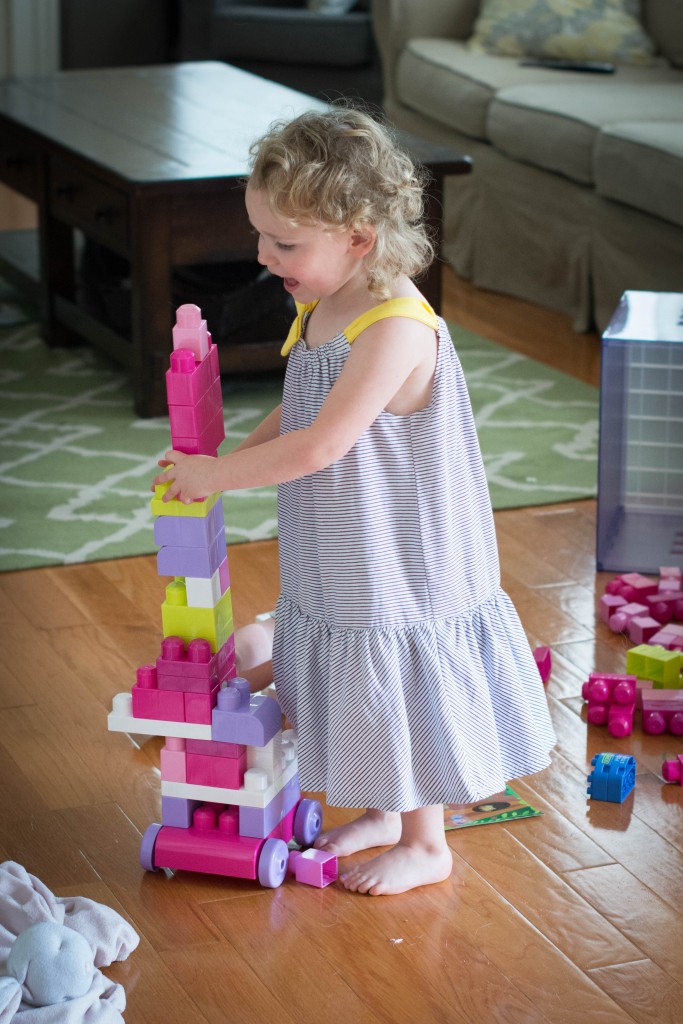 Emma had a huge tower.